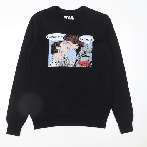 Star Wars Men's Black Graphic Print Sweatshirt Size S