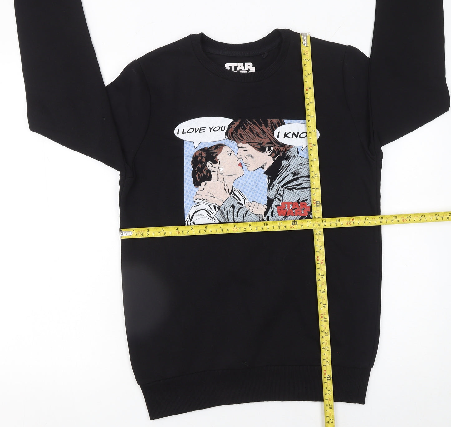 Star Wars Men's Black Graphic Print Sweatshirt Size S