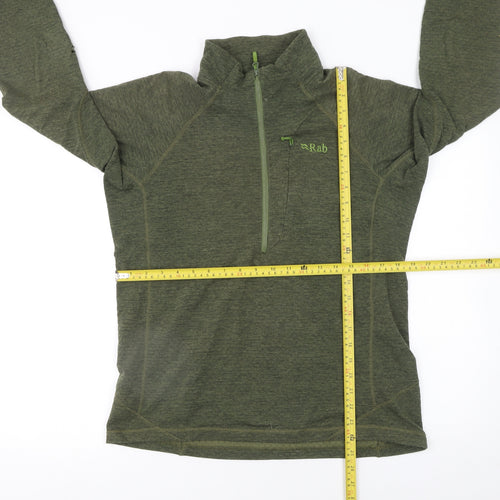 Rab Men's Green M 1/4 Zip Pullover Lightweight Sweatshirt