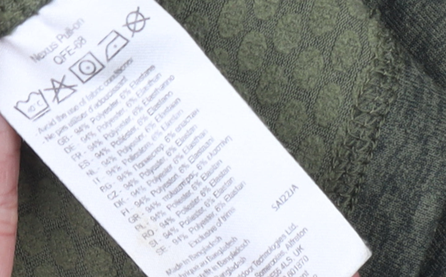 Rab Men's Green M 1/4 Zip Pullover Lightweight Sweatshirt