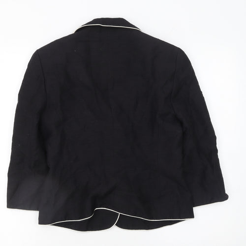 Phase Eight Women's Black Size 10 Tailored Blazer Jacket