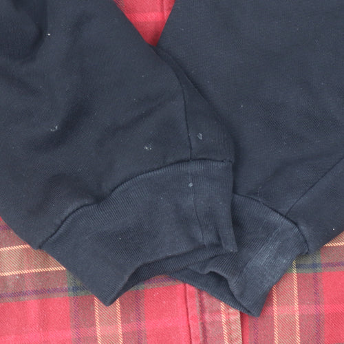 Topshop Women's Red Check Hooded Flannel Jacket Size 8
