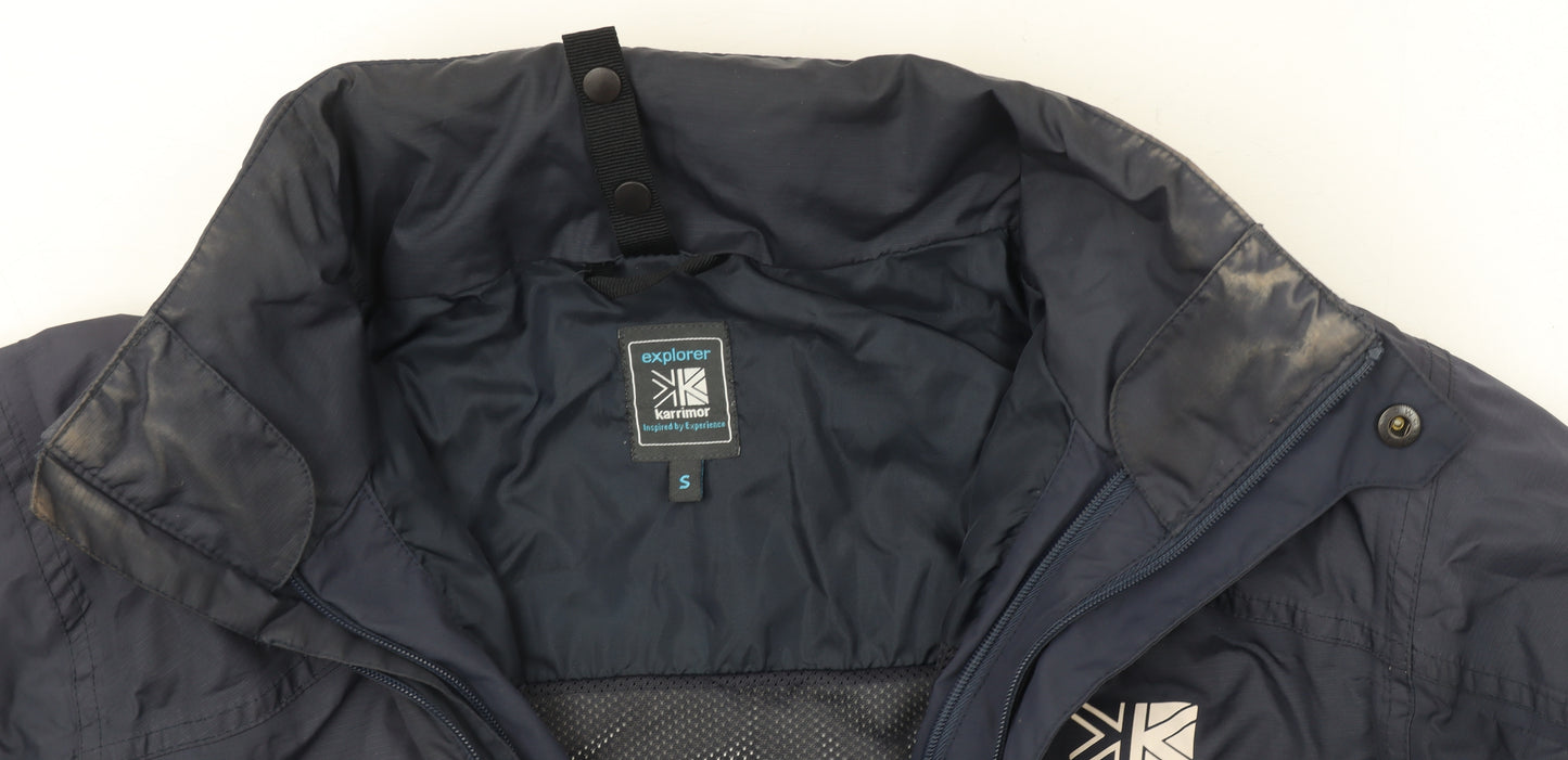 Karrimor Mens Blue Small Waterproof Explorer Parka Jacket