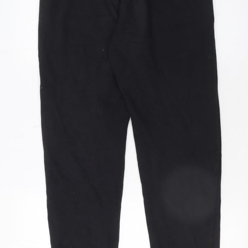 Champion Men’s Black Jogger Sweatpants Size S Elastic Waist Logo