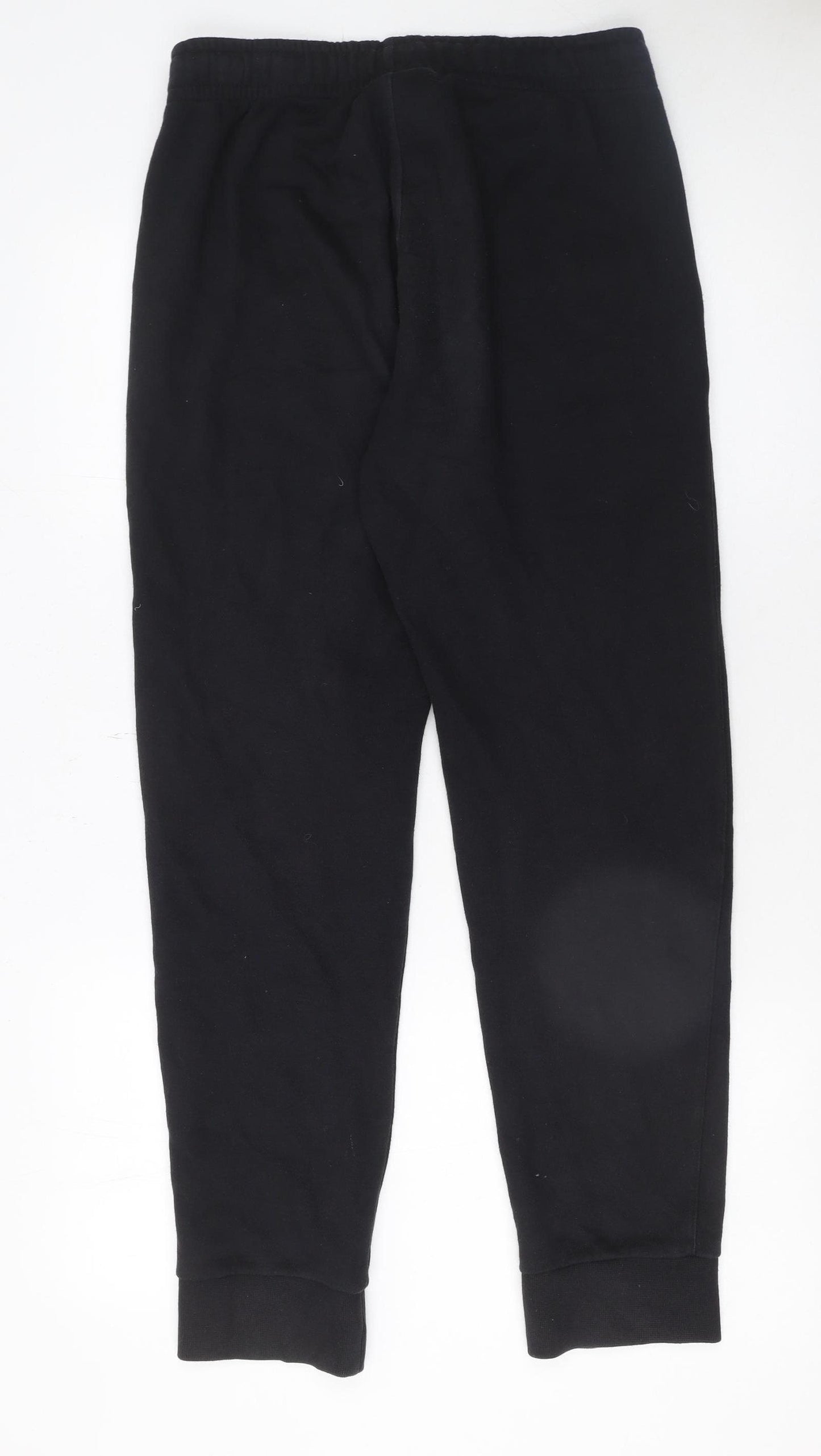 Champion Men’s Black Jogger Sweatpants Size S Elastic Waist Logo