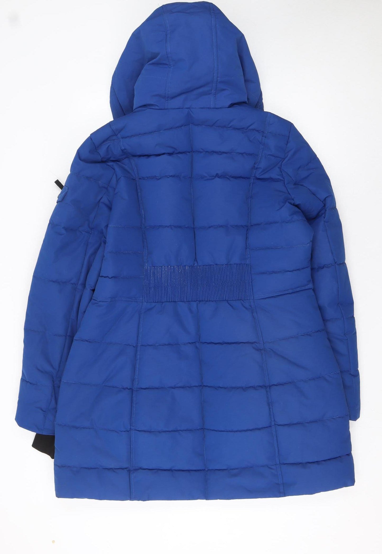 Nautica Women's Blue Water Resistant Hooded Puffer Coat Size 16