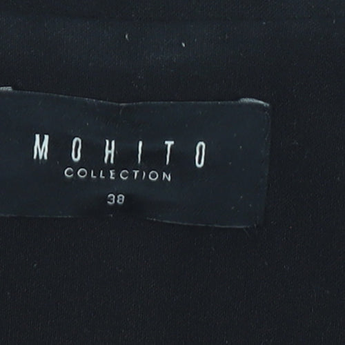 Mohito Women Black Size 10 Single-Breasted Blazer Jacket