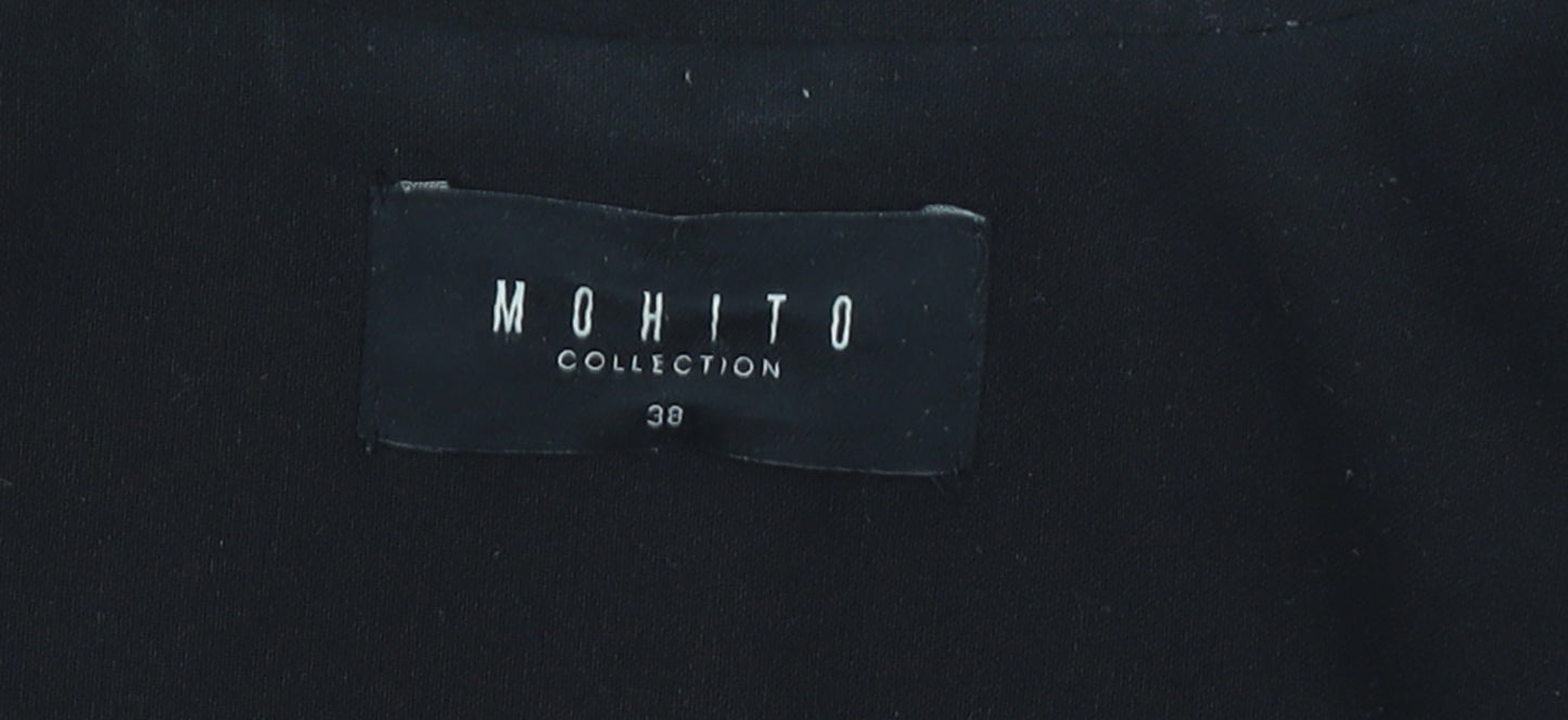 Mohito Women Black Size 10 Single-Breasted Blazer Jacket