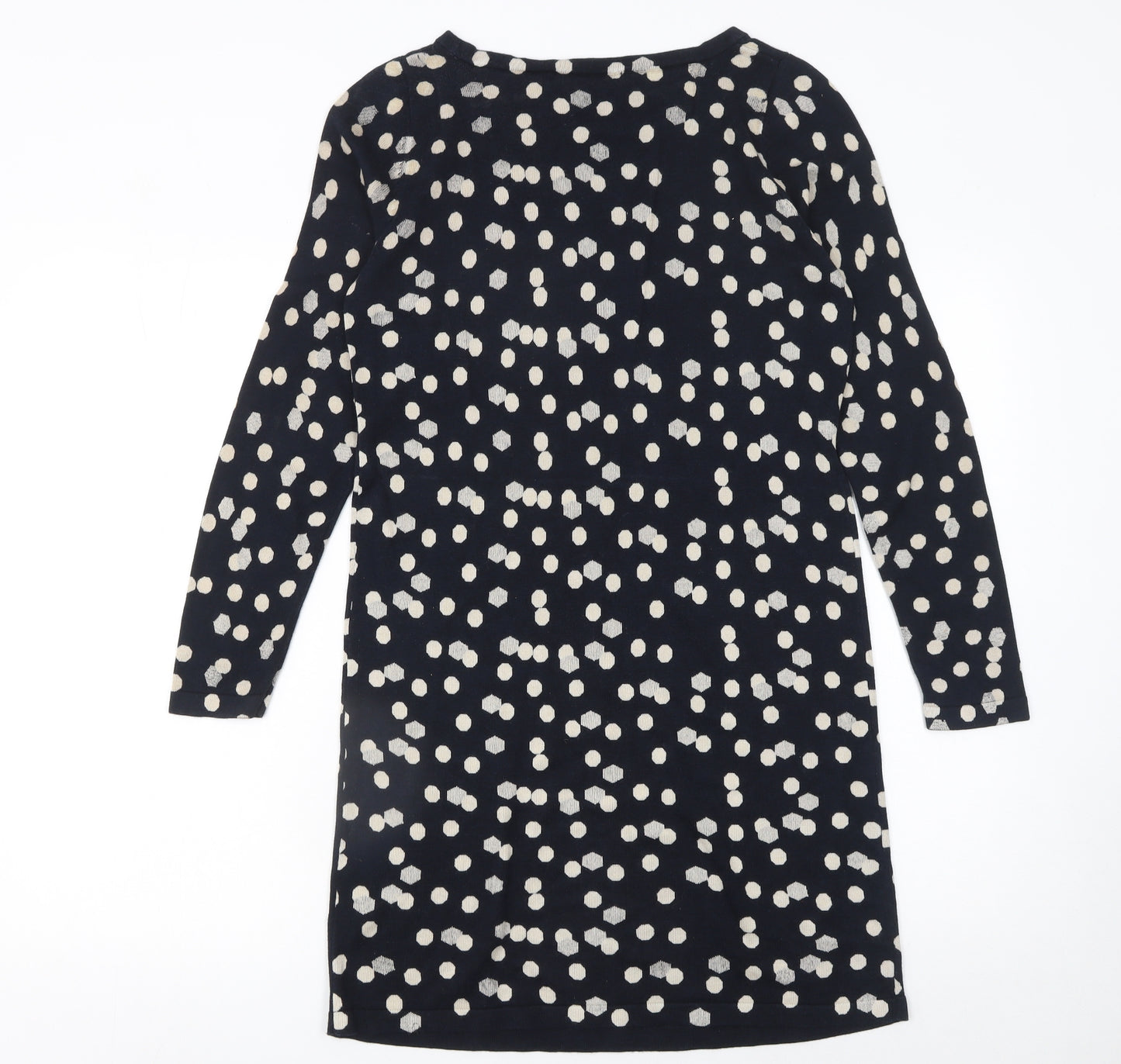 Marks and Spencer Women Blue Polka Dot Shift Dress Size 10