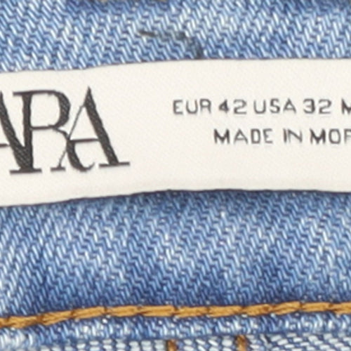 Zara Men’s Light Blue Skinny Denim Jeans Size L 32W Slim Fit