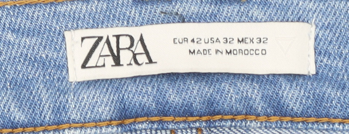 Zara Men’s Light Blue Skinny Denim Jeans Size L 32W Slim Fit