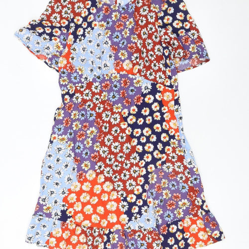 Dorothy Perkins Women’s Multicoloured Floral Shift Dress Size 12