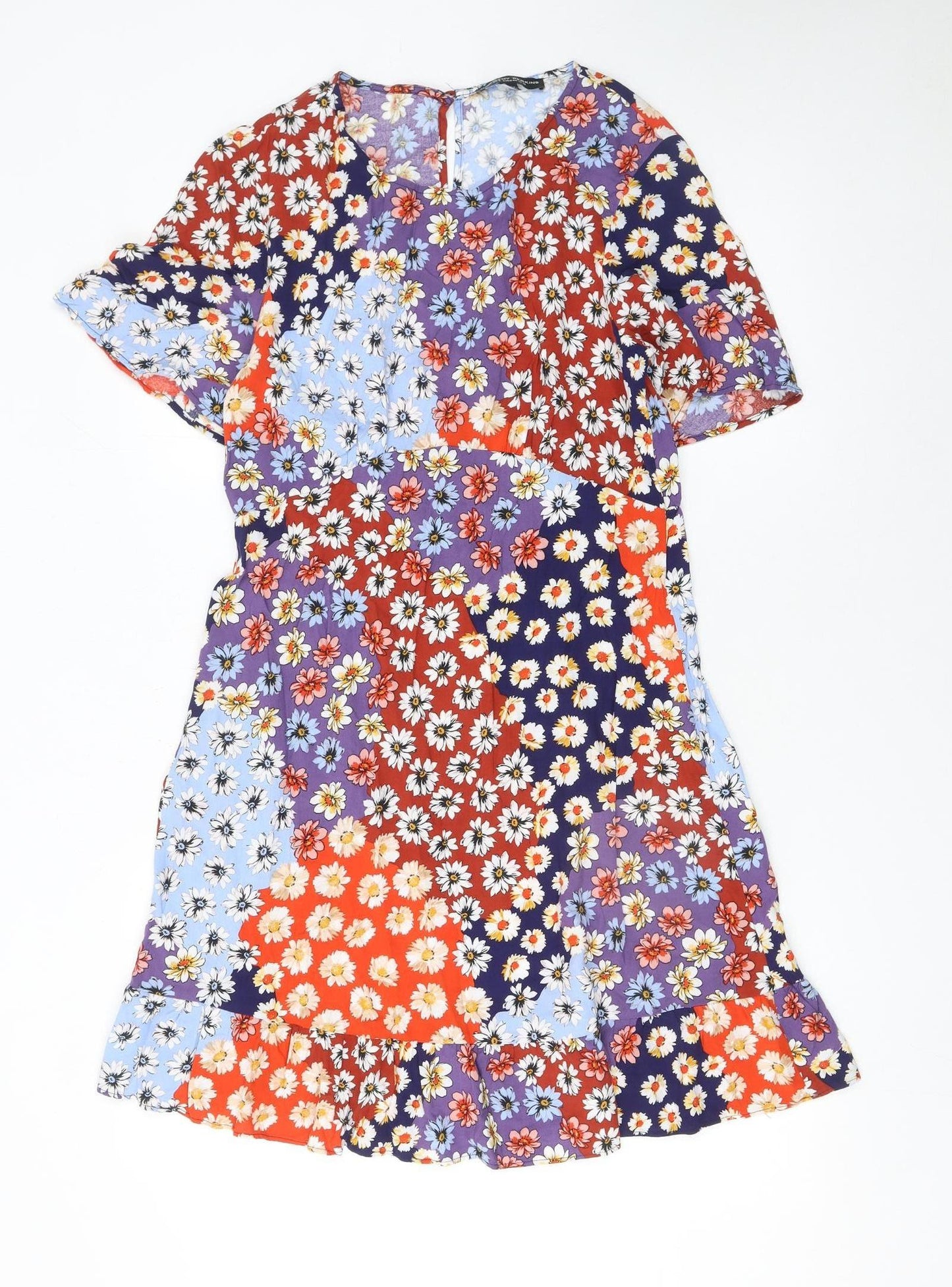 Dorothy Perkins Women’s Multicoloured Floral Shift Dress Size 12