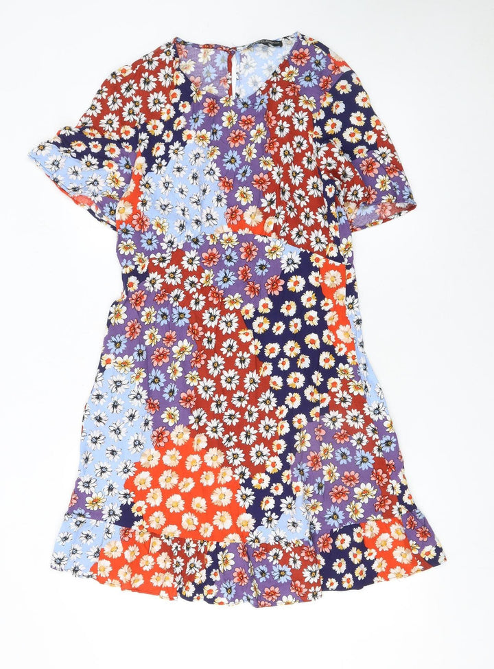 Dorothy Perkins Women’s Multicoloured Floral Shift Dress Size 12