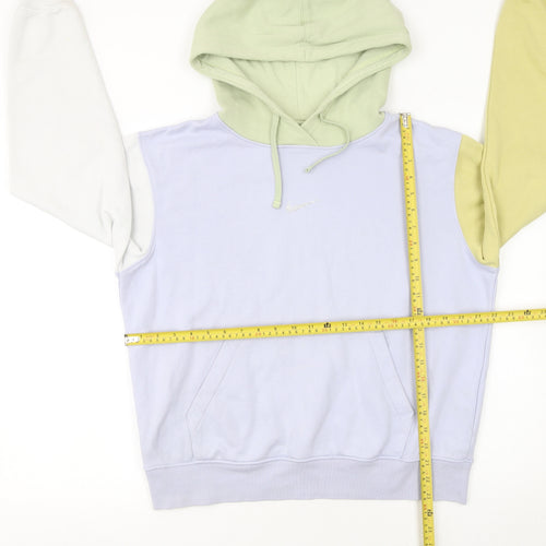 Nike Women’s Multicoloured Pullover Hoodie Small Cotton Blend