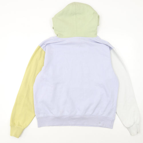 Nike Women’s Multicoloured Pullover Hoodie Small Cotton Blend