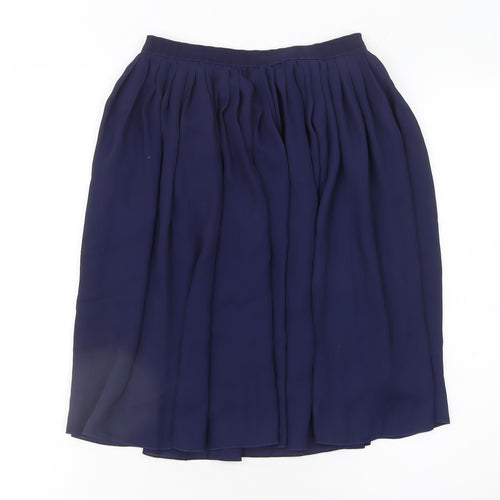 Uniqlo Women’s Blue Midi Pleated Chiffon Skirt Size S