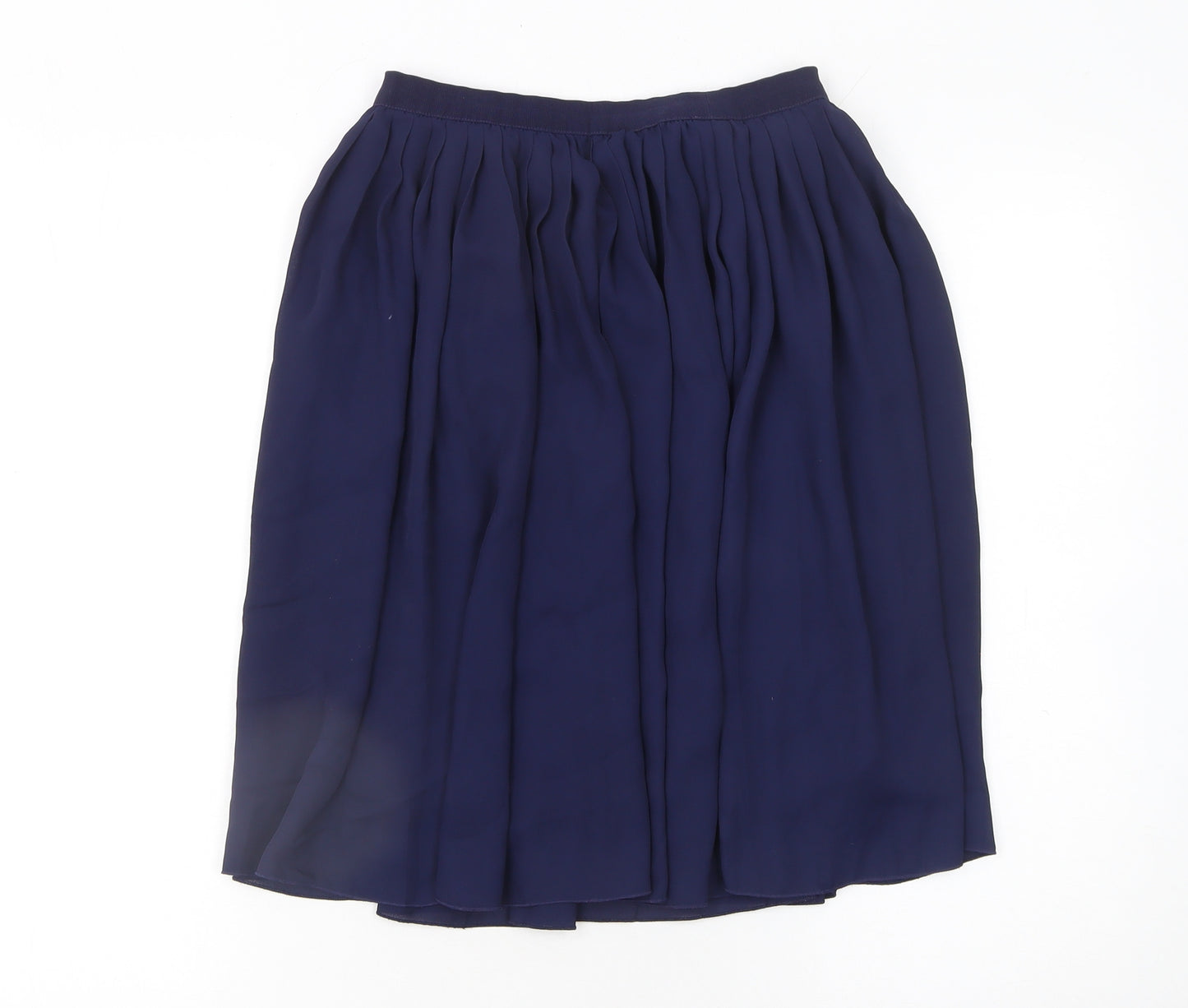 Uniqlo Women’s Blue Midi Pleated Chiffon Skirt Size S