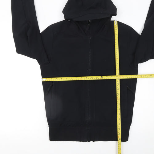 Stone Island Men’s Black Softshell Hooded Bomber Jacket Size S