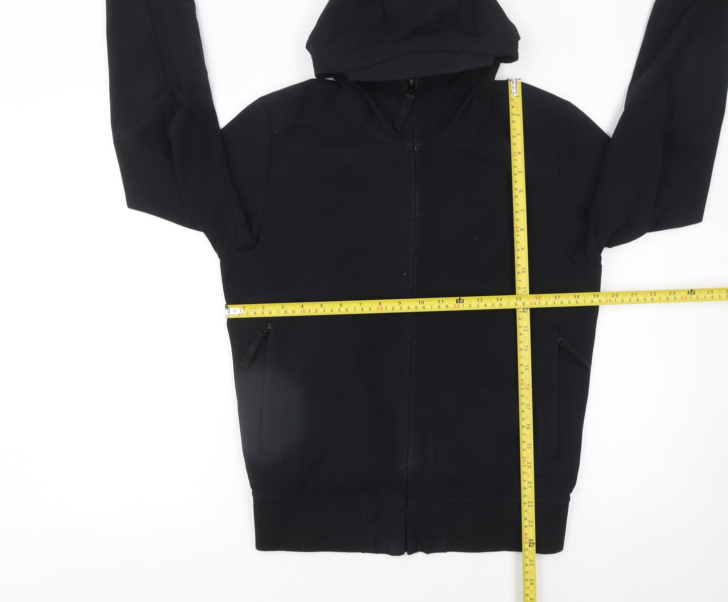 Stone Island Men’s Black Softshell Hooded Bomber Jacket Size S