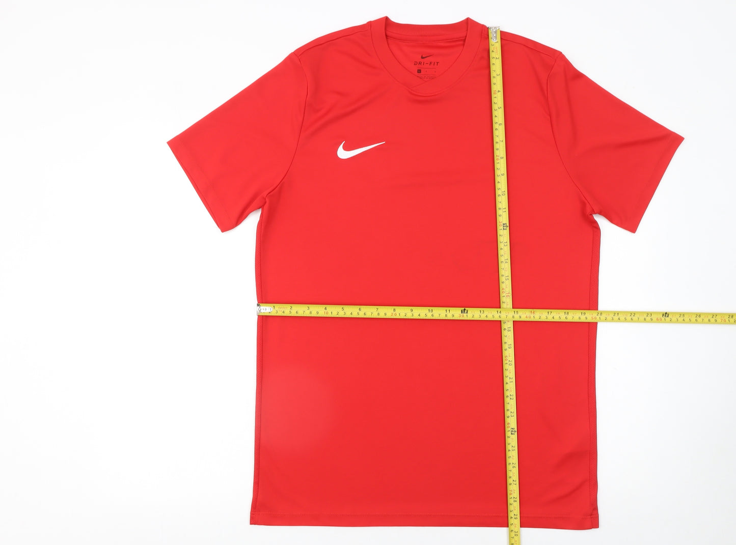 Nike Men's Red Dri-Fit Short Sleeve Sports T-Shirt Size L