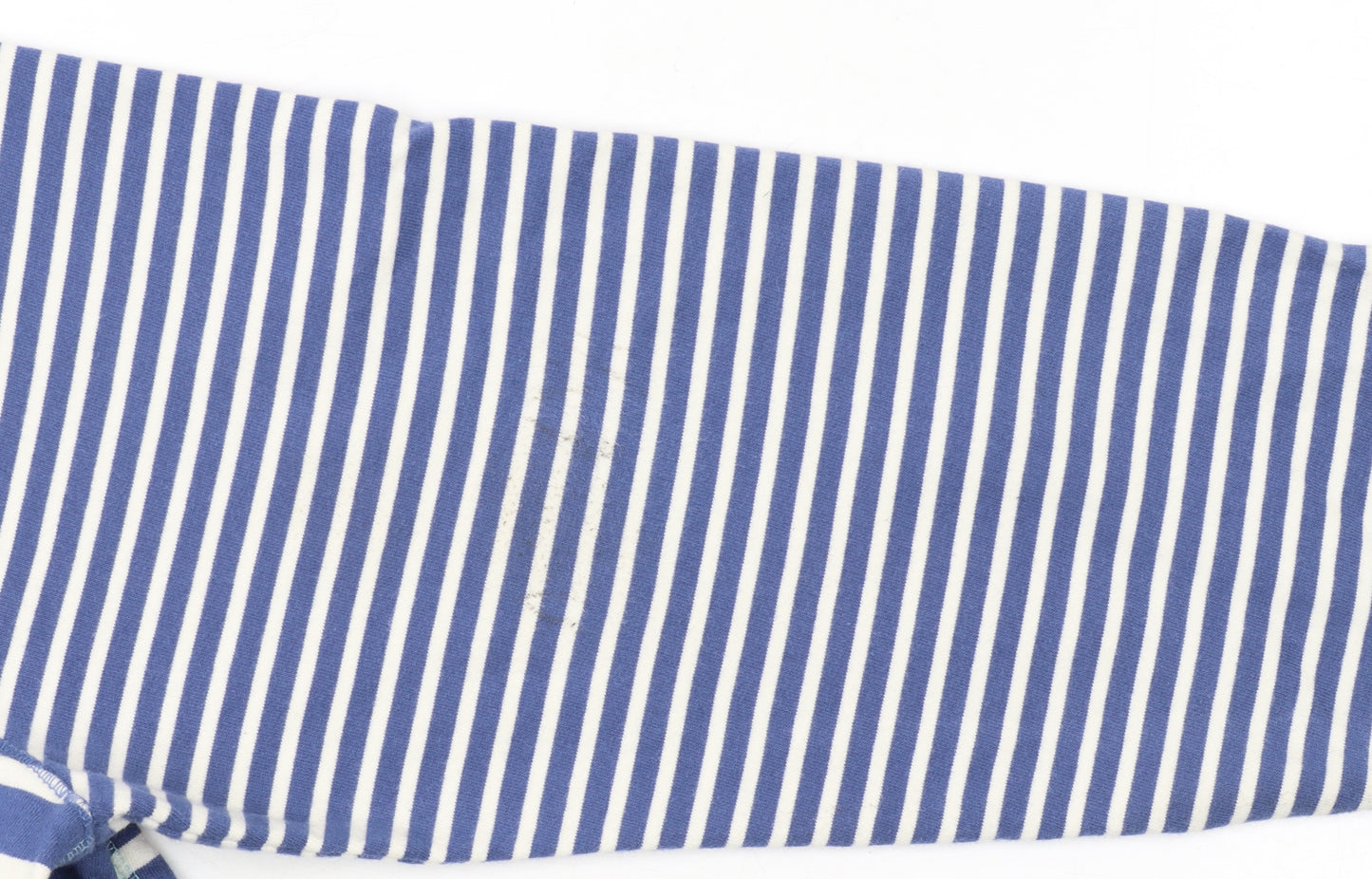 White Stuff Men's Blue Striped Cotton Crew Neck Sweatshirt Size S