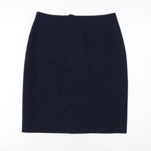 H&M Women's Black Knee Length Pencil Skirt Size 10