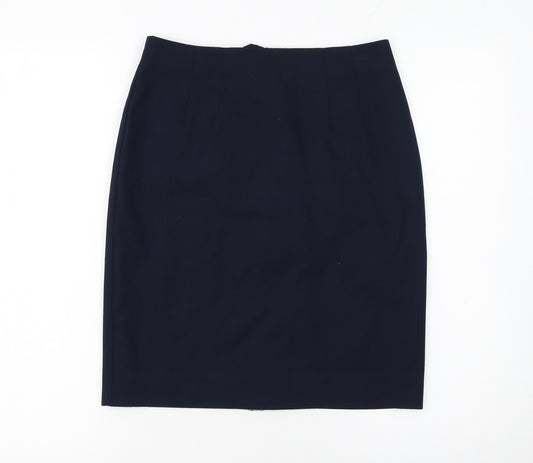 H&M Women's Black Knee Length Pencil Skirt Size 10
