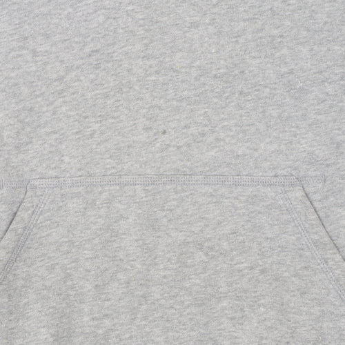 Nike Men's Grey Pullover Hoodie L Regular Fit Athletic Dept Logo