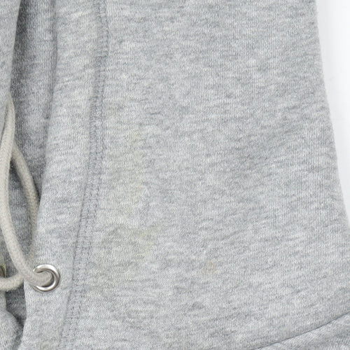 Nike Men's Grey Pullover Hoodie L Regular Fit Athletic Dept Logo