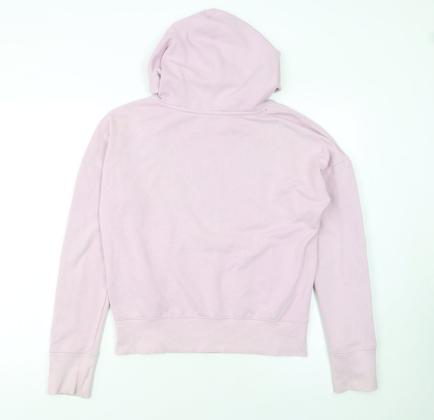 Under Armour Girls Pink Long Sleeve Fitted Pullover Hoodie YXL