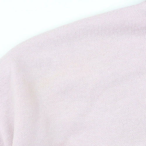 Under Armour Girls Pink Long Sleeve Fitted Pullover Hoodie YXL