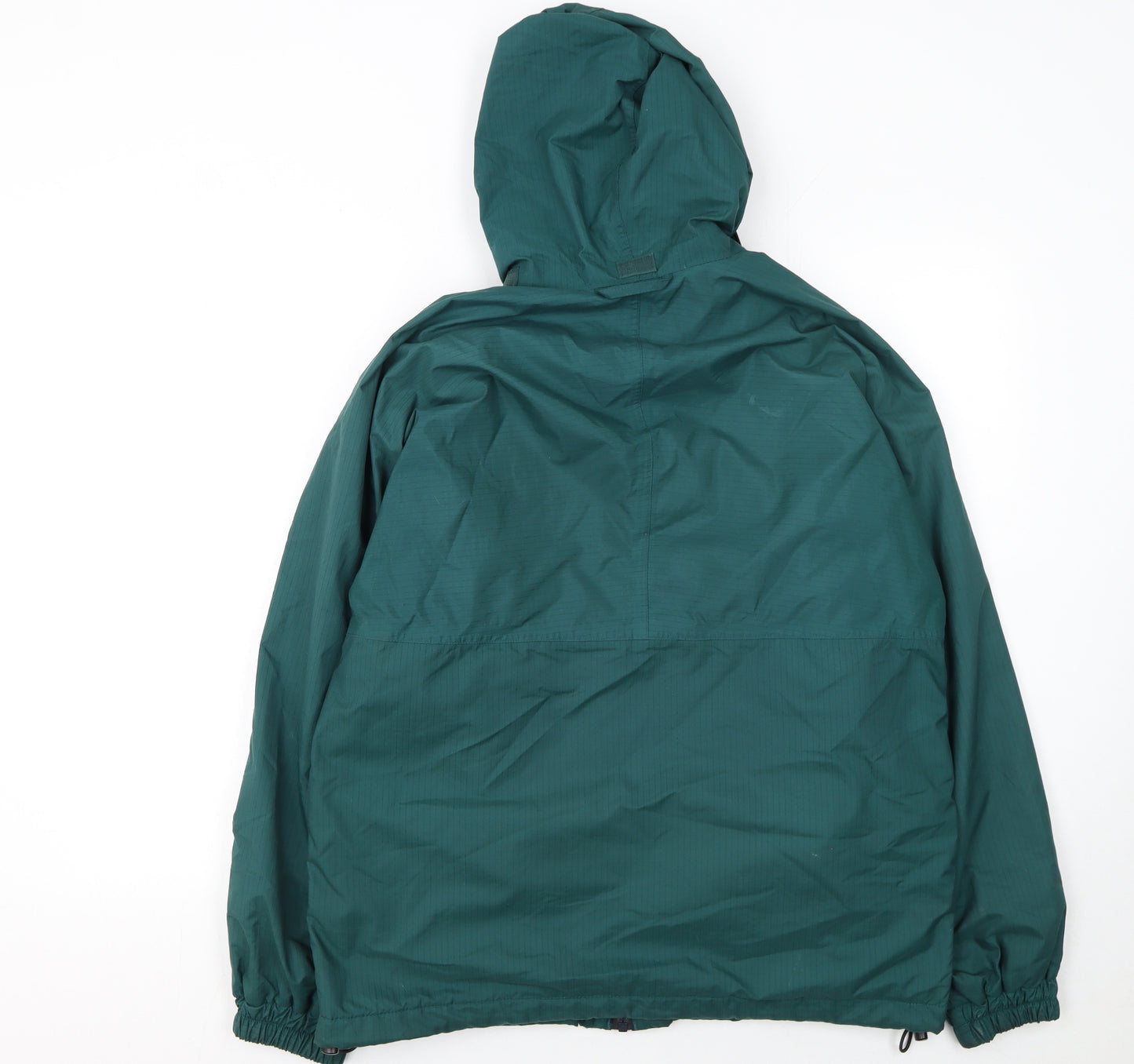 Outdoor Scene Men's Green Waterproof Hooded Jacket Size S