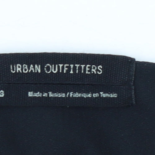 Urban Outfitters Womens Black Dragon Satin Slip Dress L