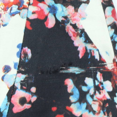 L.K. Bennett Women Multicoloured Floral Silk Blend Pencil Skirt UK 10
