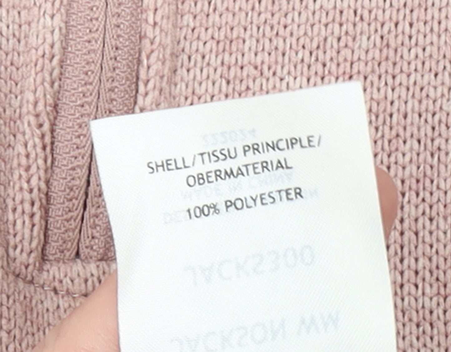 TOG24 Womens Pink 1/4 Zip Pullover Fleece Sweatshirt Size 16