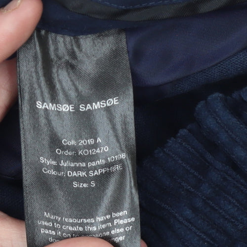 Samsøe Samsøe Women’s Blue Corduroy Trousers Size S