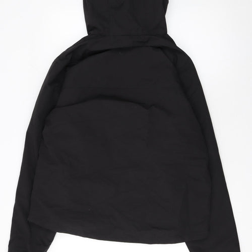 Superdry Men's Black Hooded Anorak Jacket Size S Waterproof Outdoor