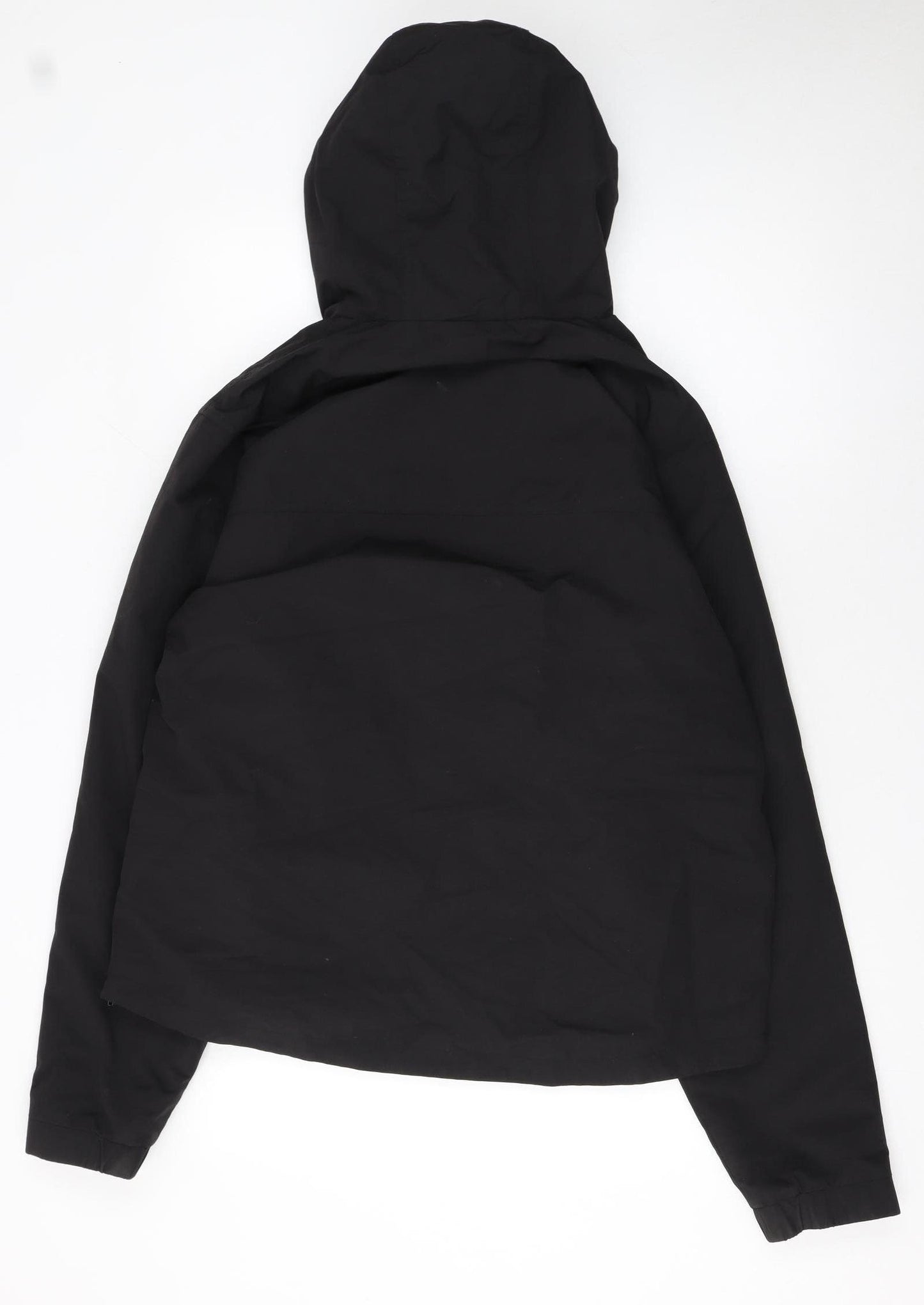 Superdry Men's Black Hooded Anorak Jacket Size S Waterproof Outdoor