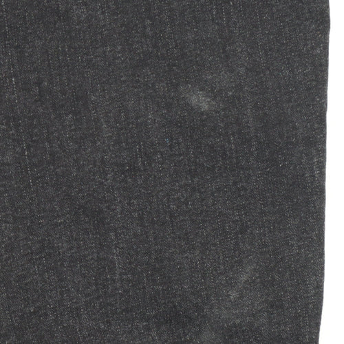 George Women’s Black Skinny Jeans UK 12 Short Denim Stretch
