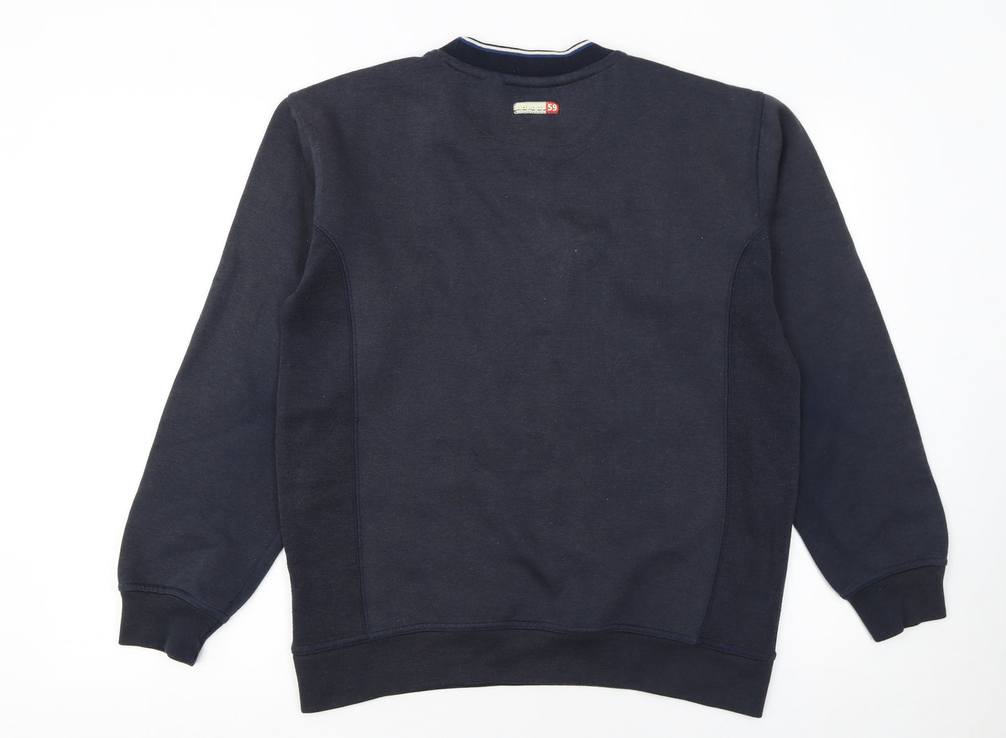 Ellesse Men's Blue Pullover Sweatshirt M Crew Neck Logo Sport