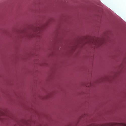 Tu Women’s Purple Hooded Parka Jacket Size 16 Polyester Blend