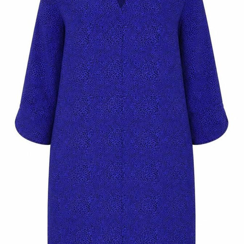 Marks and Spencer Women Blue Animal Print Shift Dress Size 16