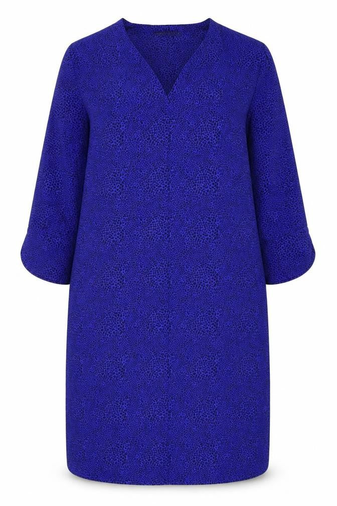 Marks and Spencer Women Blue Animal Print Shift Dress Size 16