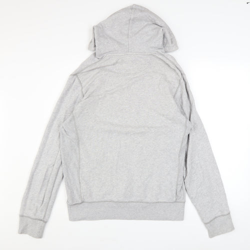 Levi's Men's Grey Pullover Hoodie S Classic Fit Logo Sweatshirt