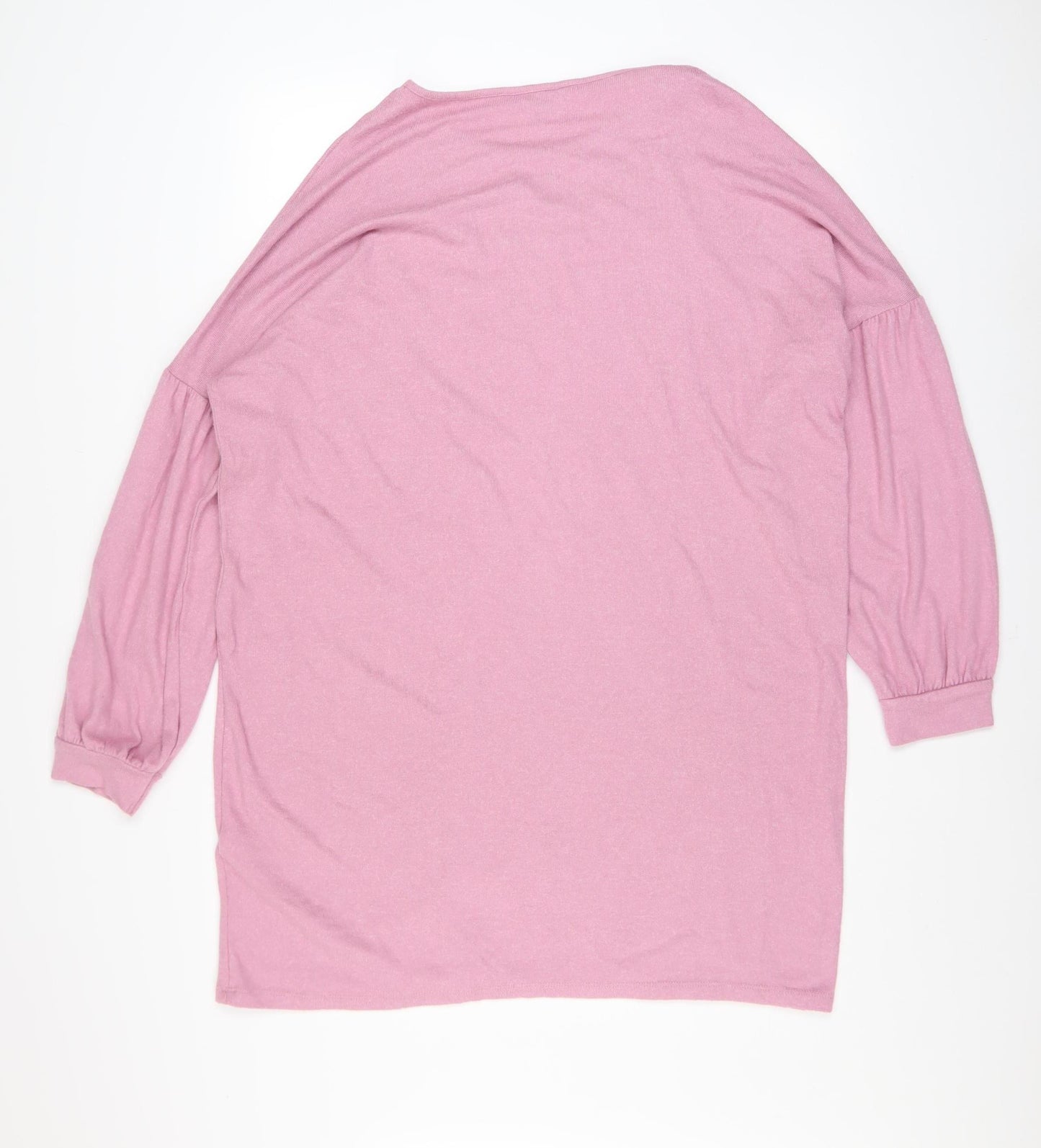 Peacocks Women Pink Long Sleeve Pullover Sweatshirt Size 14
