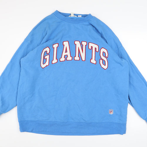 H&M Men's Blue Giants Logo Pullover Sweatshirt Size L