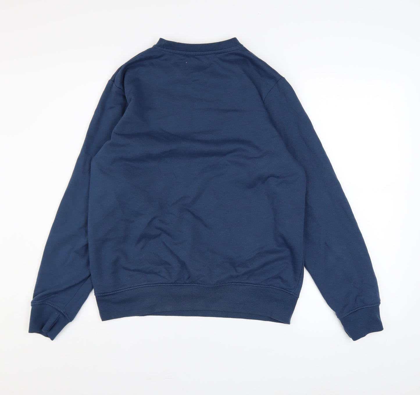 Kangaroo Poo Men’s Blue Graphic Crew Neck Sweatshirt Size M