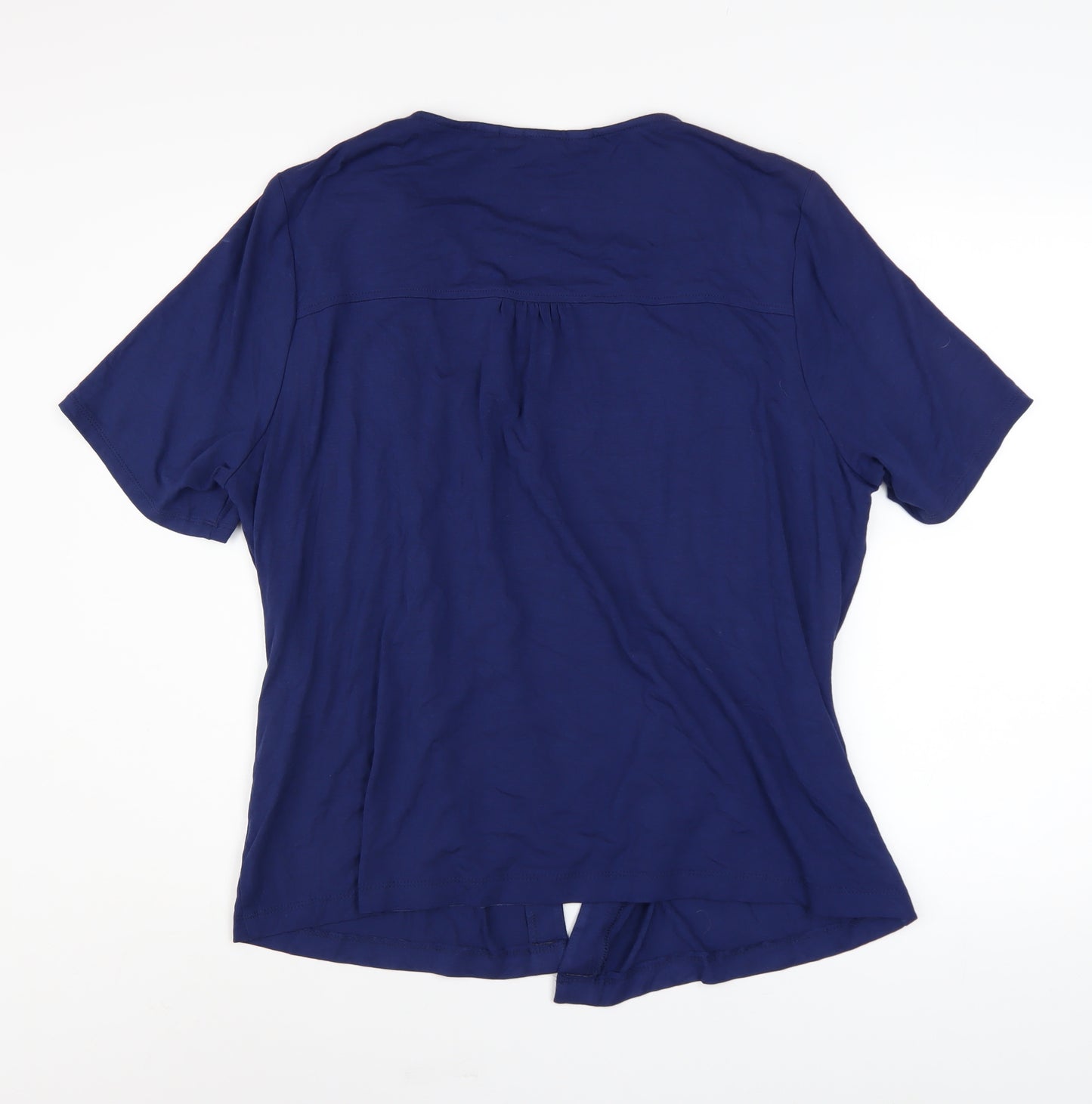 Honor Millburn Women's Blue Tunic Blouse Size 20 Viscose Stretch