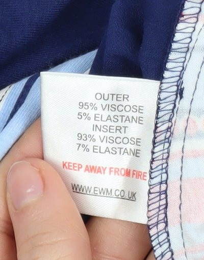 Honor Millburn Women's Blue Tunic Blouse Size 20 Viscose Stretch